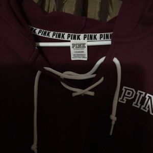 Pink hoodie
